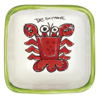 Ashtray Folk Lobster de simone pottery PC755FK-1 Ashtray Folk Lobster de simone pottery PC755FK-1